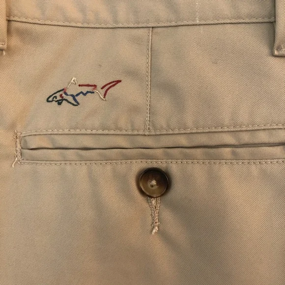Greg Norman shorts men’s size 38 beige Flat Front retail price $48 NEW WITH TAGS - Picture 6 of 9